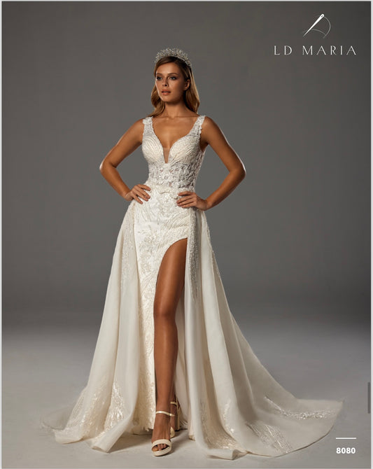 Rochie De Miresa Cu Trena Detasabila