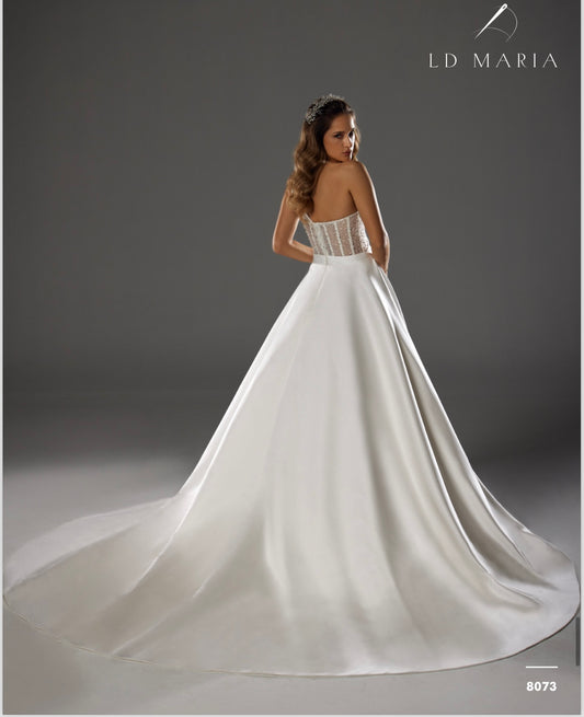 Rochie De Mireasa Cu Perle