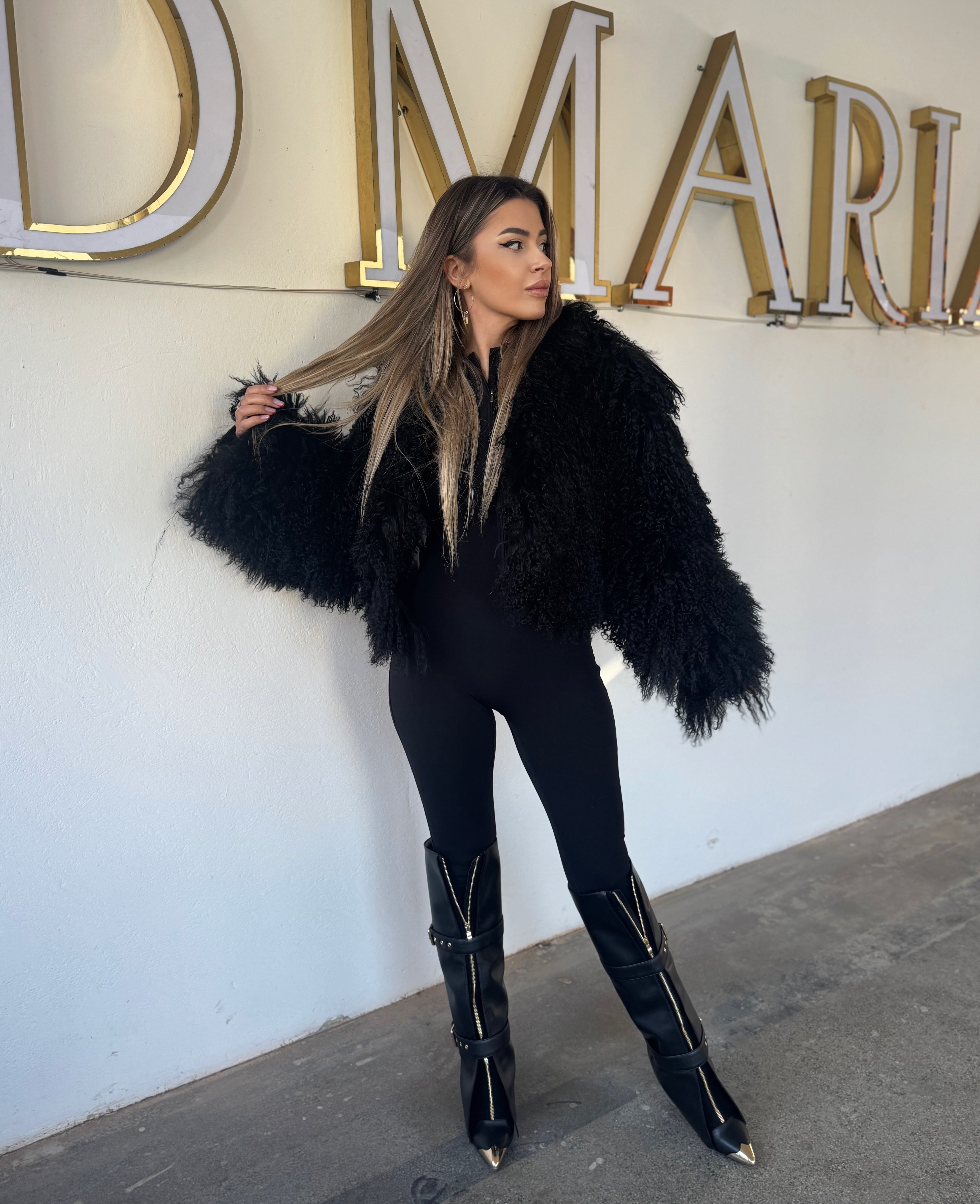 Blană naturală de oaie mongoleza Model scurt Blană naturală de oaie mongoleza Model scurt