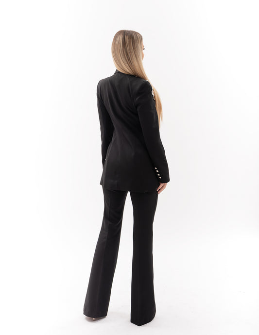 Compleu Elegant din Două Piese cu Broderie Luxury