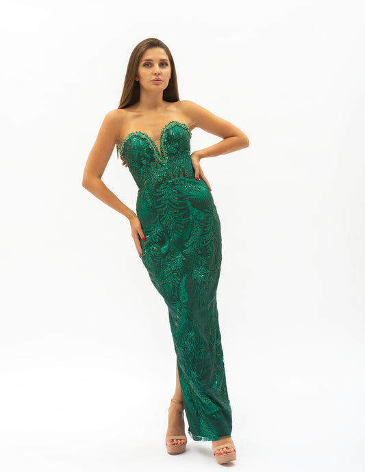 Rochie Lunga Verde