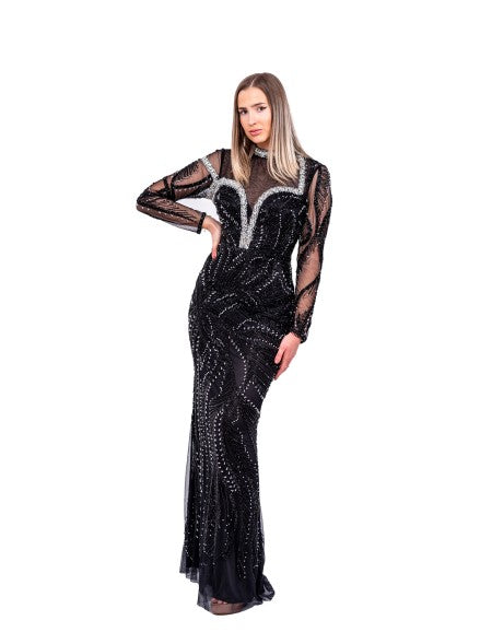 Rochie Neagra Din Dantela